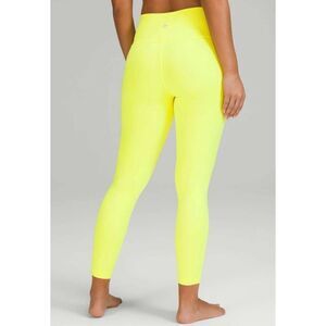 LULULEMON ATHLETICA Wunder Under Hi-Rise Tight 25' in Highlight Yellow Size 2